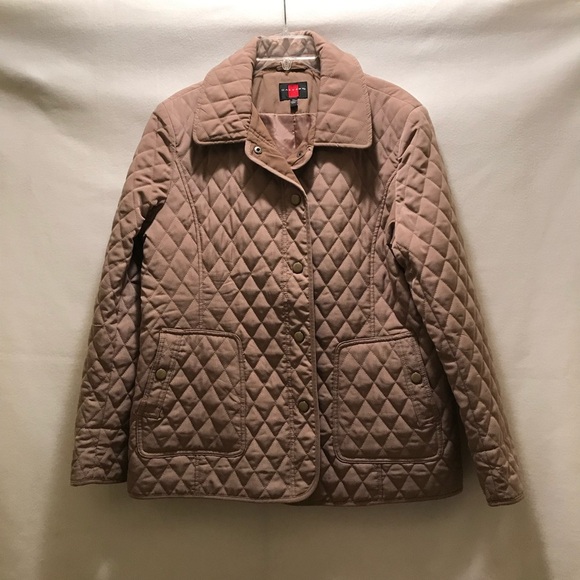 Gallery Size XL Taupe “Quilted” Pattern Jacket - Picture 1 of 16